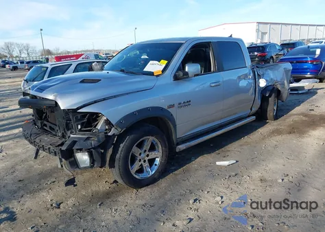 2013 Ram 1500 Sport z USA, uszkodzony, nr VIN 1C6RR6MT2DS587940